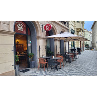 židle Jeddah a sklopné stoly Modena 4 Black