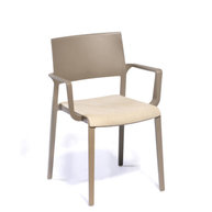 židle Lilibet B s čalouněným sedákem
