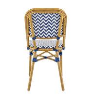 židle LOUVRE White/Ocean Blue