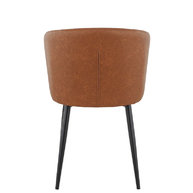 židle MIKKA v přírodní barvě kůže