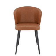 židle MIKKA v přírodní barvě kůže