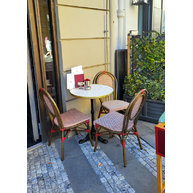 židle PARIS Bordeaux Cream se stolem Bistrot 3
