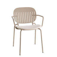 židle Si-si Barcode s čalouněným sedákem v barvě Dove grey