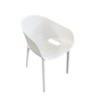 židle SKY STACK v bílé barvě