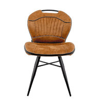 židle SPLASH v barvě Cognac