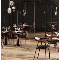 židle STEFAN a stoly PRATO 16