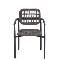 židle SYRACUSE v tmavě šedé barvě