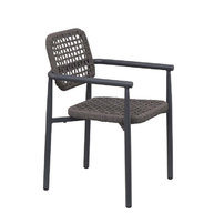 židle SYRACUSE v tmavě šedé barvě