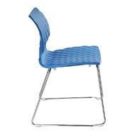 židle UNI 552 blue / chrome