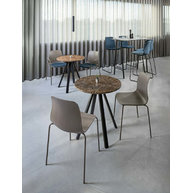 židle UNIK a stůl Norman Marble