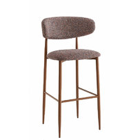 Barové židle - barová židle Clyde v látce Blue/Red 78