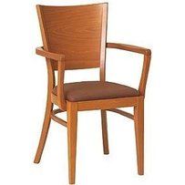 Dřevěné židle - dřevěná židle 917 s područkami