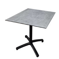Zahradní stoly - sklopný stůl Modena black Q Compactline Industrial