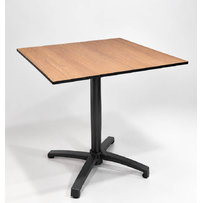 Zahradní stoly - sklopný stůl Modena black QC Compact HPL - dekor 34