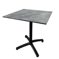 Zahradní stoly - sklopný stůl Verona black Q Compactline Dark Slate