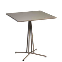 Kavárenské stoly - stoly BRISTOL s deskou 70x70cm steel tl.20mm