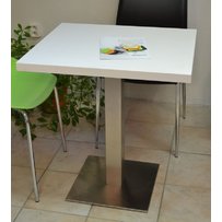 Kavárenské stoly - stůl Boxy 001 INOX QLTD Basic