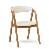 Židle - židle GURU 1 Dub bílá ekokůže