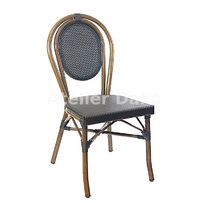 Zahradní židle - židle Paris Textylene Bamboo Look / Black