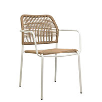 Zahradní židle - židle Twist White/Natural