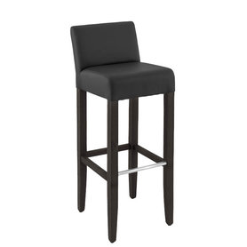 Barové židle - barová židle CLINTO BST wengé/Black 7006