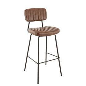Barové židle - barová židle Stanley BST Brown Vintage