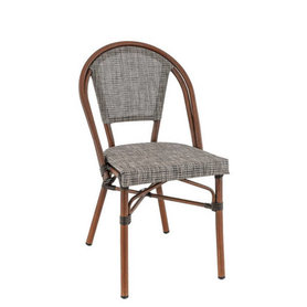 Zahradní židle - křeslo Blois Textylene Grey Beige Bamboo look