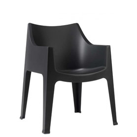 Plastové židle - křeslo Coccolona v barvě 81 antracit
