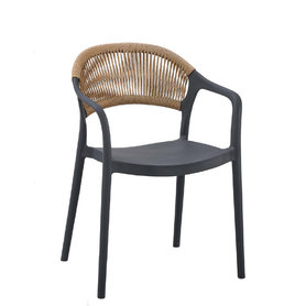 Zahradní židle - křeslo Rotterdam Anthracite Natural