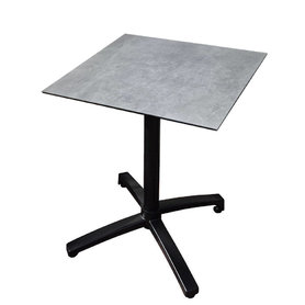 Zahradní stoly - sklopný stůl Modena black Q Compactline Industrial