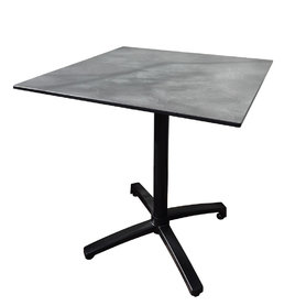 Zahradní stoly - sklopný stůl Verona black Q Compactline Dark Slate