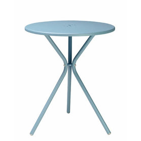 Kavárenské stoly - stůl LEO světle modrý