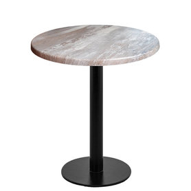 Kavárenské stoly - stůl PRATO 15 RG s deskou Iceland Oak