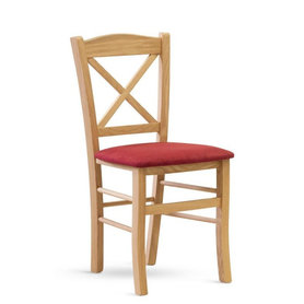 Dřevěné židle - židle CLAYTON DUB čalouněná 