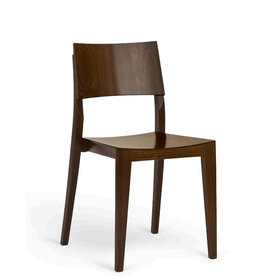 Dřevěné židle - židle Domo 9605 brown
