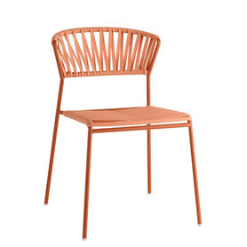 Kovové židle - židle Lisa Club terakota