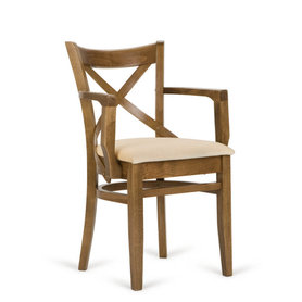 Dřevěné židle - židle Locarno s područkami