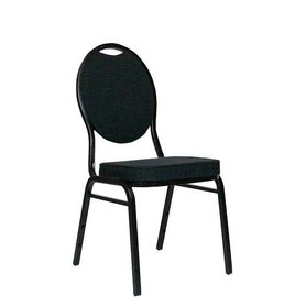 Kovové židle - židle Selectstack deluxe round Black