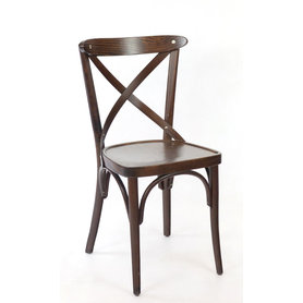 Dřevěné židle - židle Sofia tmavě hnědá